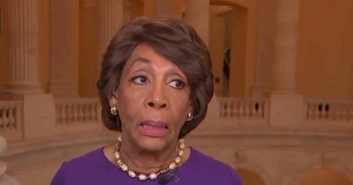 Maxine Waters explaining why California should lead the Democratic Party's nomination process.