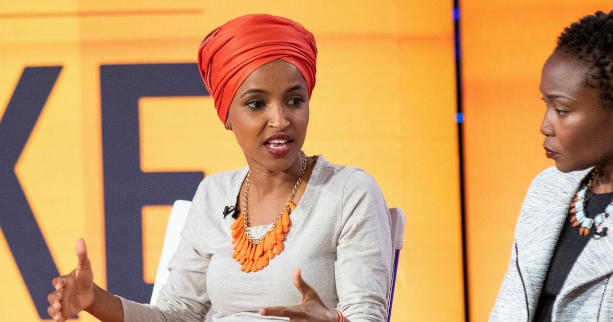 U.S. Rep. Ilhan Omar pictured at a forum on student loan debt sponsored by BET News at Washington's Howard Theatre in September.