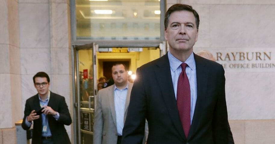 Former Federal Bureau of Investigation Director James Comey is pictured in a file photo from January 2019.