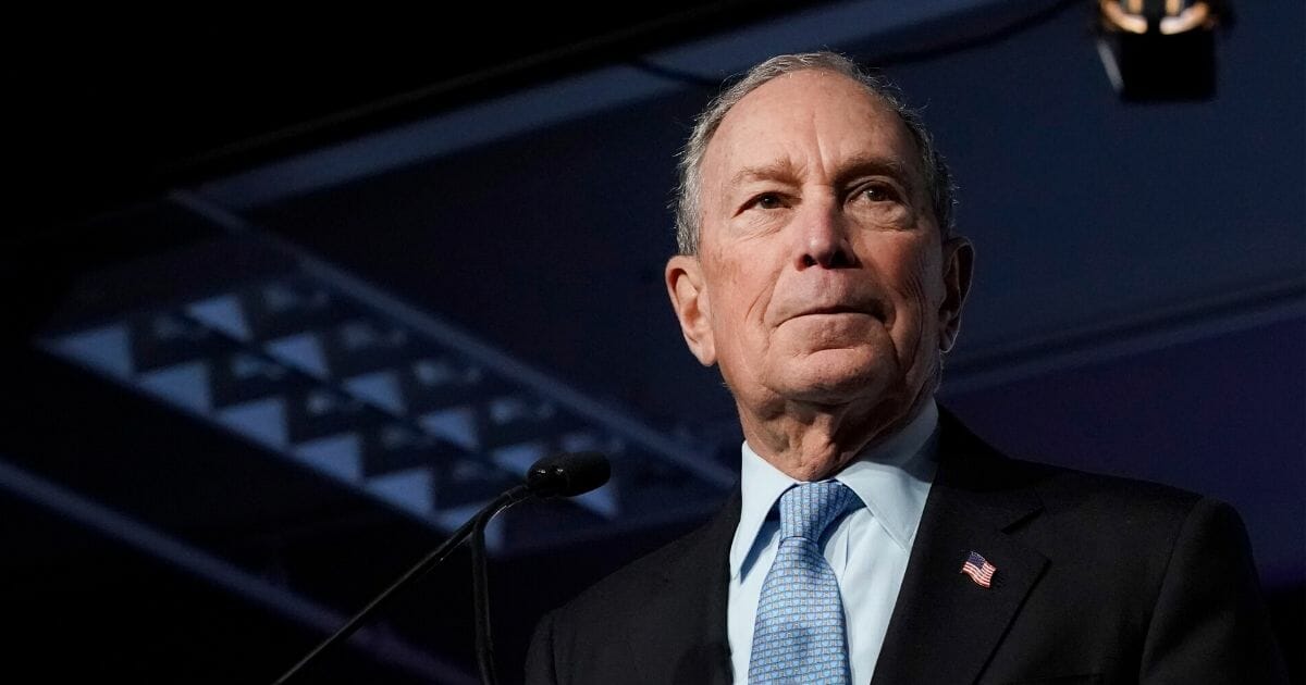 Democratic presidential candidate former New York City Mayor Michael Bloomberg speaks to supporters at a rally on Feb. 20, 2020, in Salt Lake City.