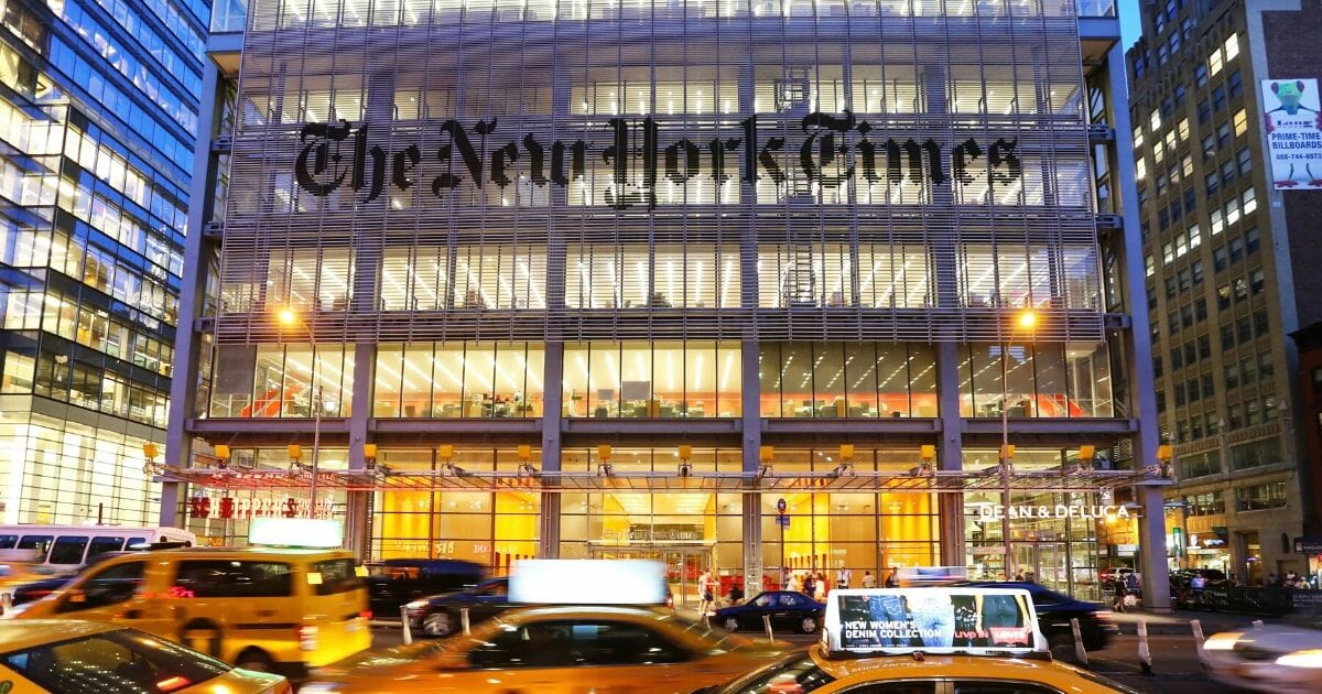 The New York Times Building in New York City.