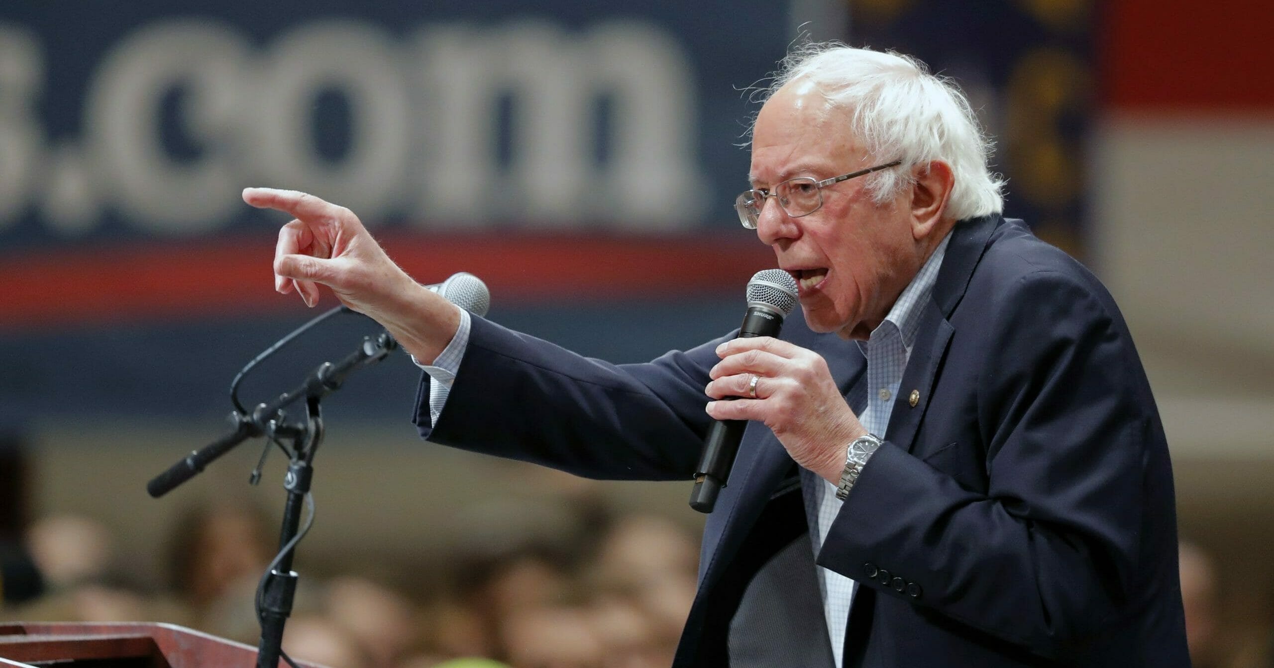 Democratic presidential candidate Sen. Bernie Sanders speaks at a campaign event in Durham, North Carolina, on Feb. 14, 2020.