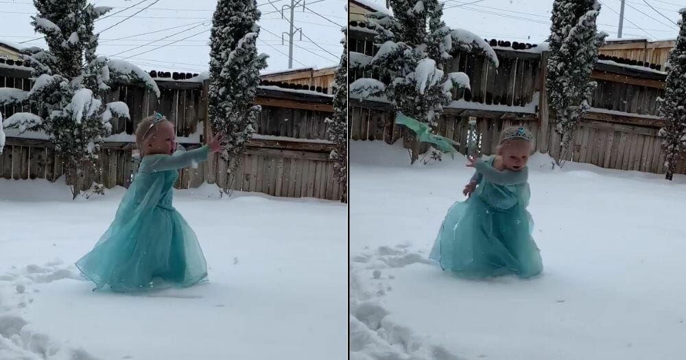 Meet Madelyn, a toddler who is delighting the internet with her adorable reenactment of "Let It Go," from the popular movie "Frozen."