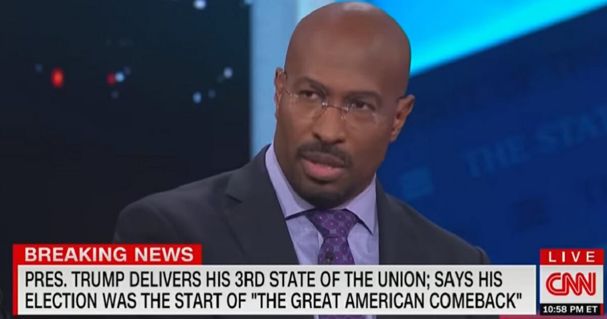 CNN analyst Van Jones during a panel discussion Tuesday.