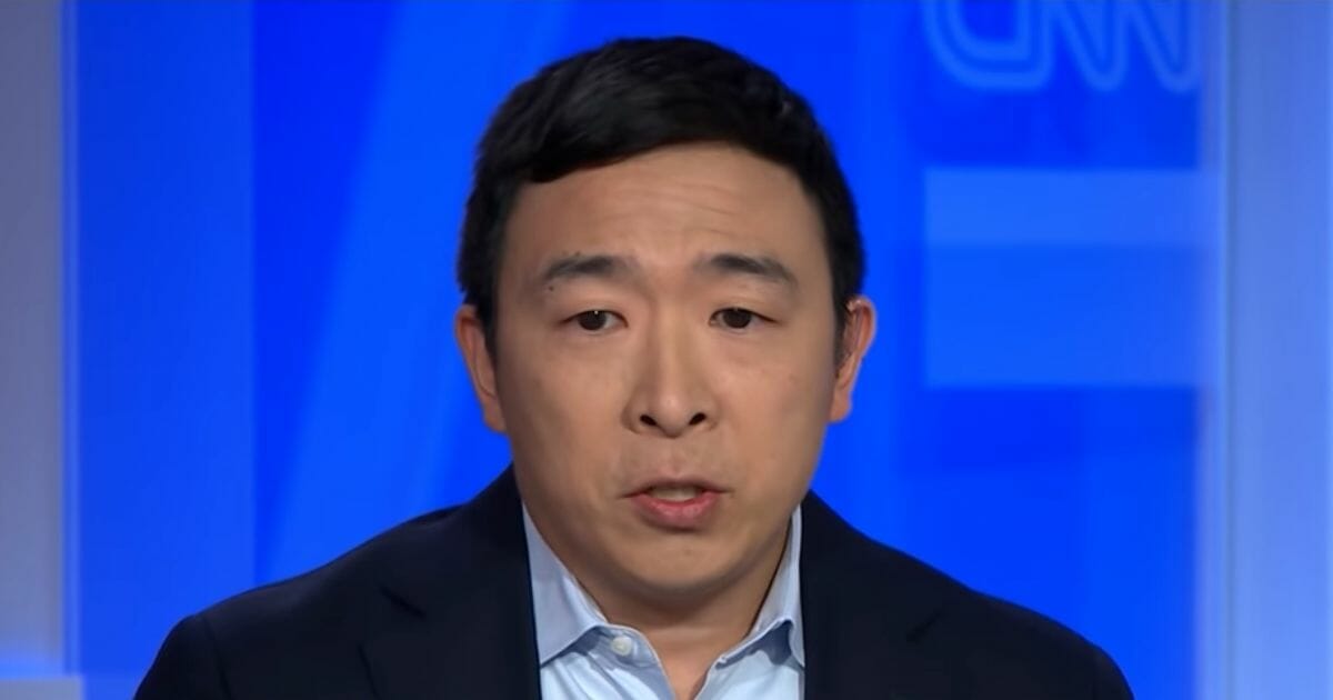 Former presidential candidate and entrepreneur Andrew Yang, who joined CNN last month, endorsed former Vice President Joe Biden on the air.