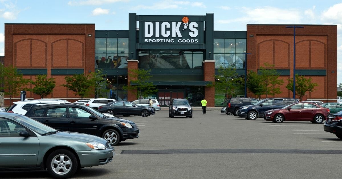 A Dick's Sporting Goods store is seen in Columbus, Ohio, on June 26, 2019.