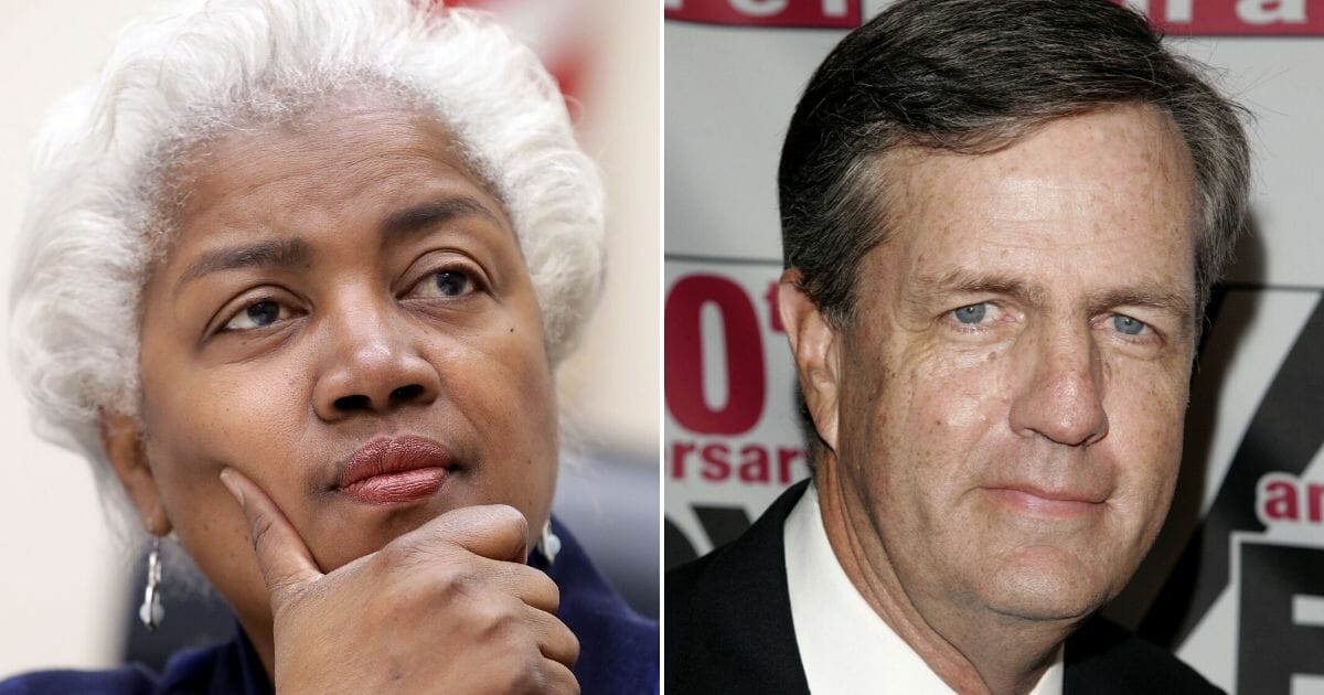Fox News' Brit Hume, right, helped set Donna Brazile straight on Tuesday after the FNC contributor told Republican Party chairwoman Ronna McDaniel to "Go to hell."