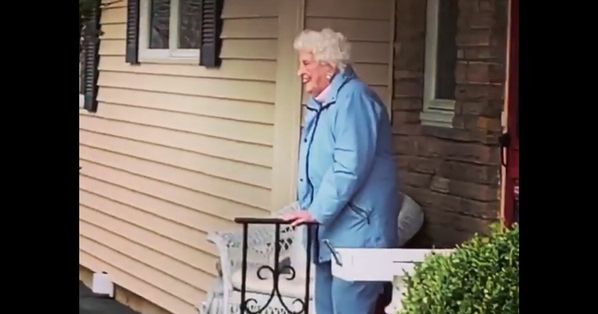 One family came up with a clever plan to celebrate their grandma's birthday while she stays in her home to avoid catching the virus.