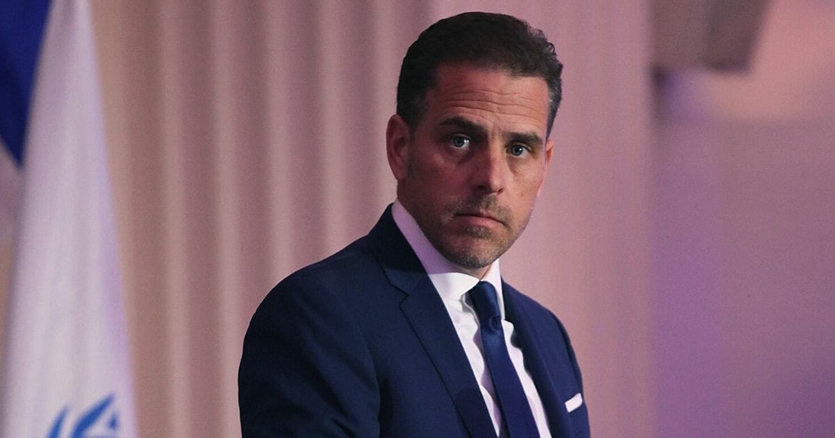 Hunter Biden speaks on stage at the World Food Program USA's Annual McGovern-Dole Leadership Award Ceremony at the Organization of American States on April 12, 2016, in Washington, D.C.