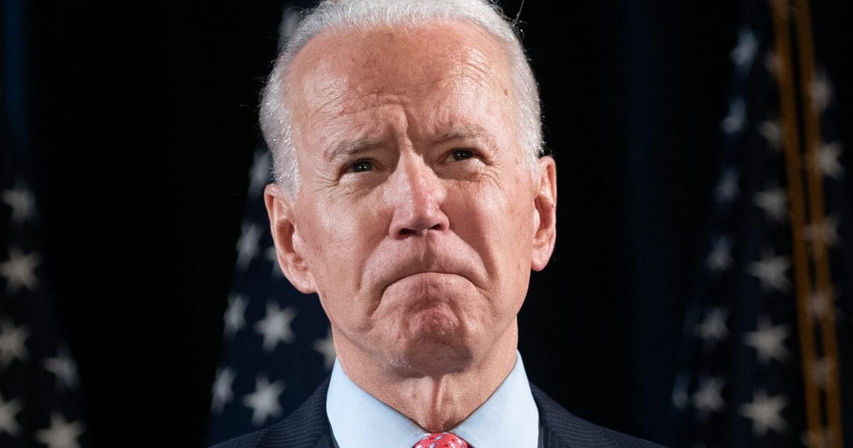 Democratic presidential hopeful and former Vice President Joe Biden speaks about COVID-19 during a media event in Wilmington, Delaware, on March 12, 2020.