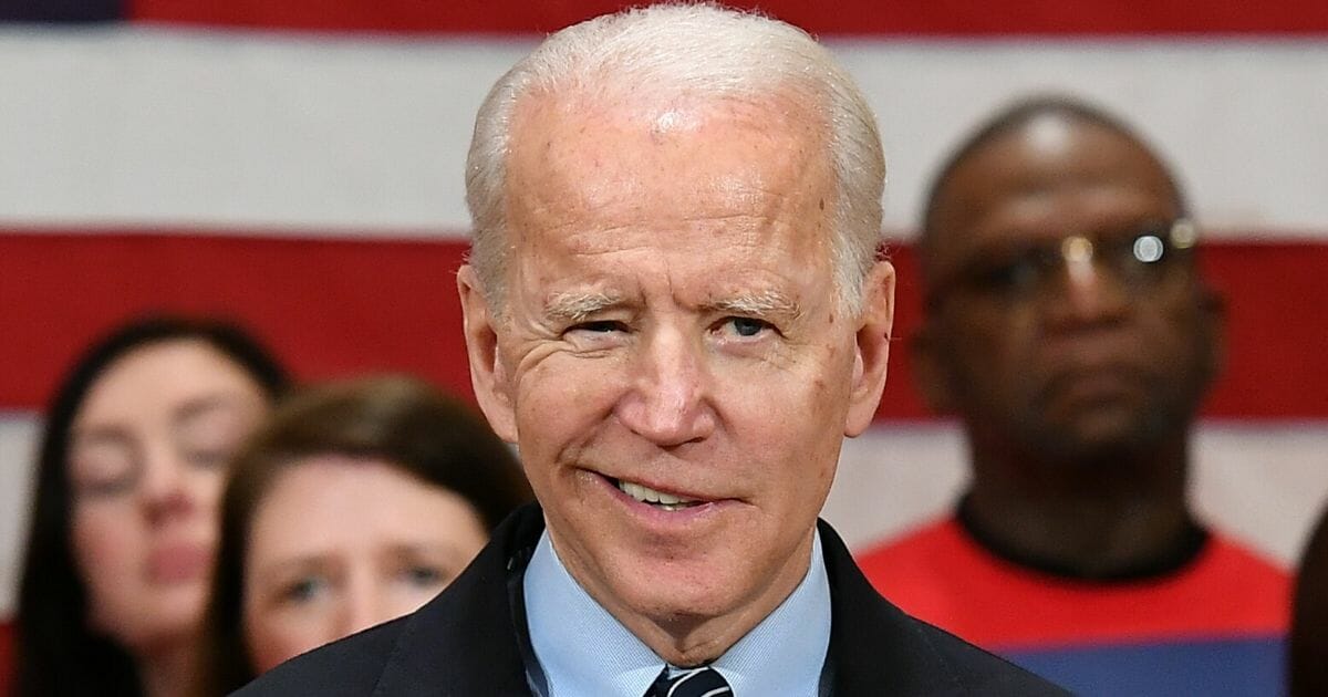 Democratic presidential candidate Joe Biden speaks during a campaign stop at Driving Park Community Center in Columbus, Ohio on March 10, 2020.