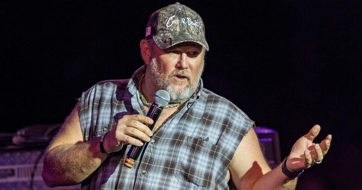 Comedian Larry the Cable Guy performs at the Celebrity Theatre in Phoenix on Dec. 8, 2018.
