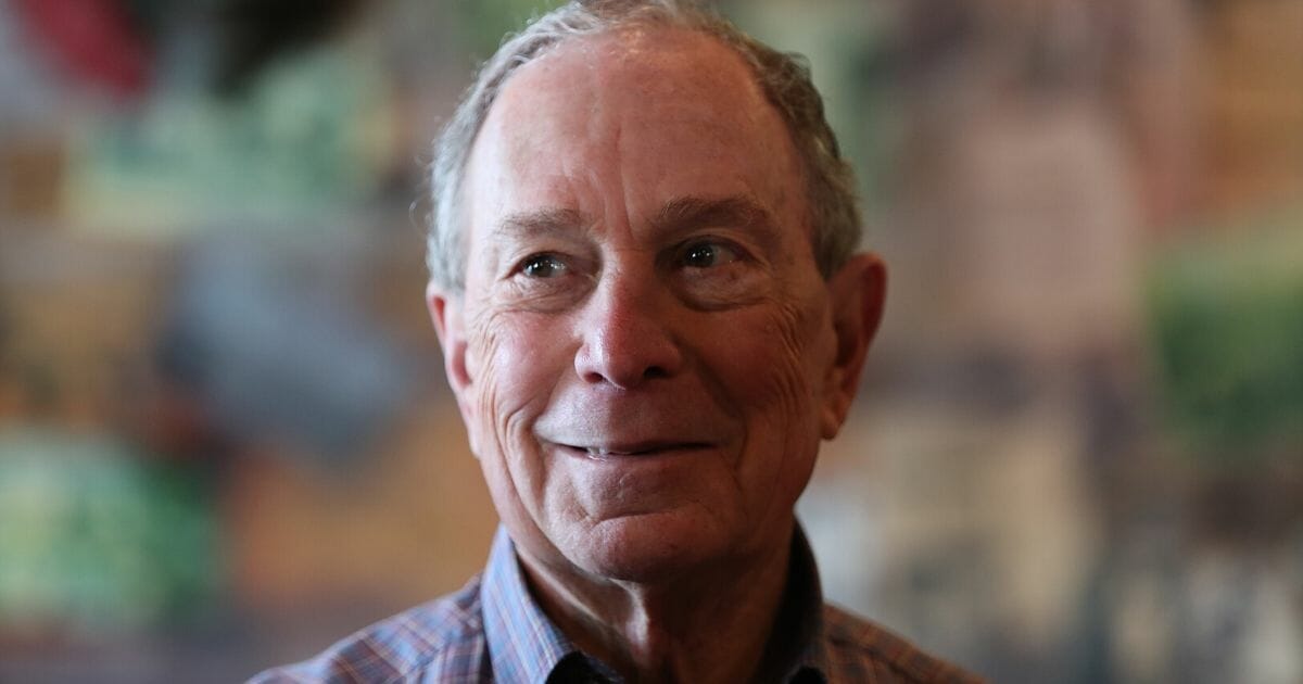 Democratic presidential candidate and former New York Mayor Mike Bloomberg visits the El Pub Restaurant in the Little Havana neighborhood of Miami on March 3, 2020.