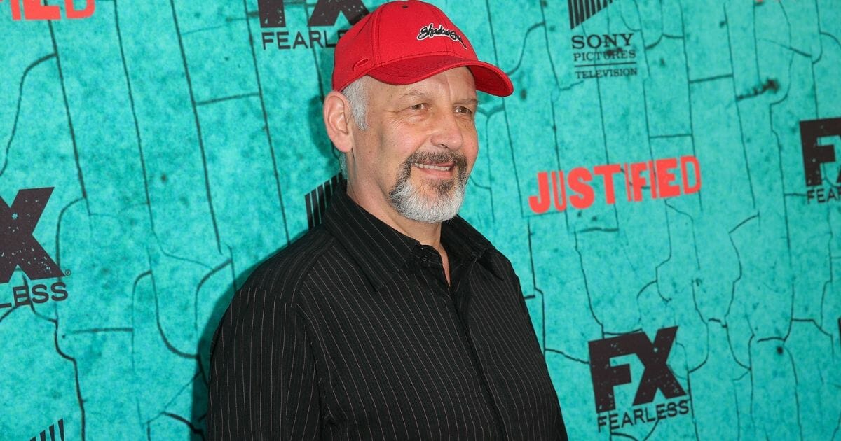 Actor Nick Searcy attends the premiere of FX's "Justified" series finale at ArcLight Cinemas Cinerama Dome on April 13, 2015, in Hollywood, California.