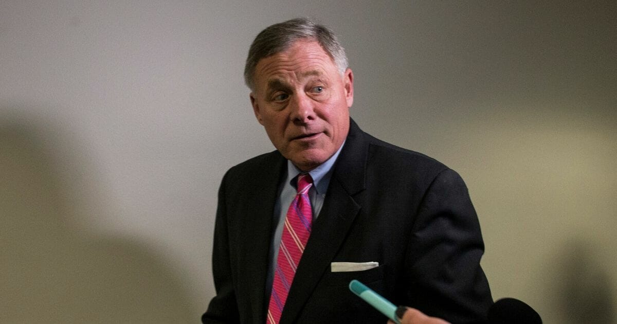 Senate Intelligence Committee Chairman Sen. Richard Burr (R-North Carolina) leaves a closed briefing on intelligence matters on Capitol Hill on Dec. 4, 2018, in Washington, D.C.