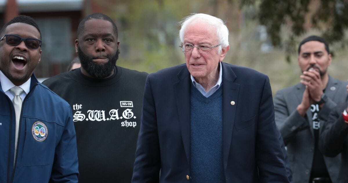 Vermont Sen. Bernie Sanders is pictured at a campaign rally Friday in Columbia, South Carolina, a day before coming in a distant second to former Vice President Joe Biden in the South Carolina Democratic primary.