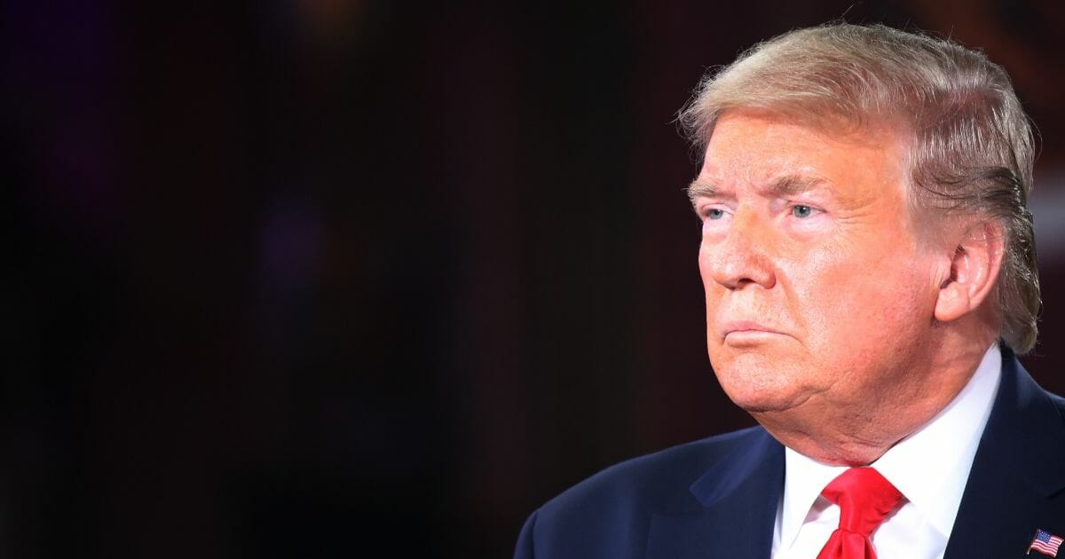 President Donald Trump participates in a Fox News Town Hall event on March 5, 2020, in Scranton, Pennsylvania.