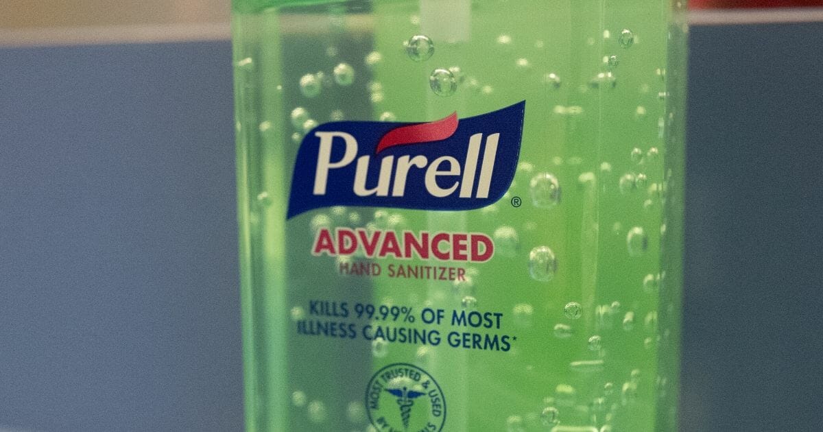 A bottle of Purell Advanced.
