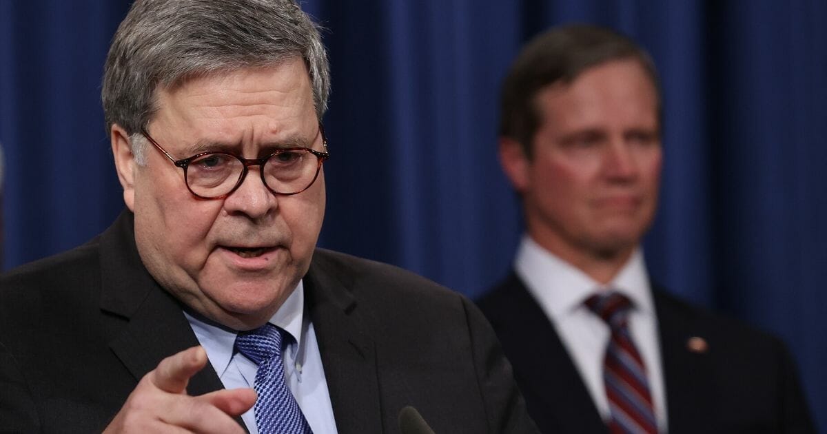 United States Attorney General William Barr, pictured in a January file photo.