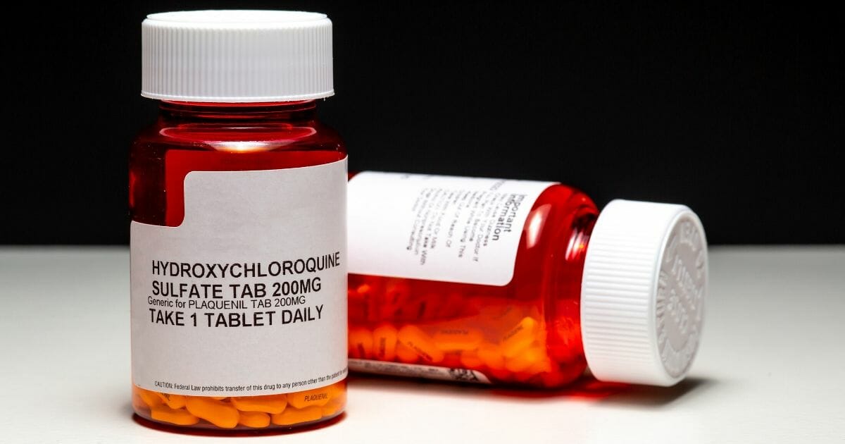 Stock image of bottles of hydroxychloroquine pills, considered a potential cure for the COVID-19 novel coronavirus