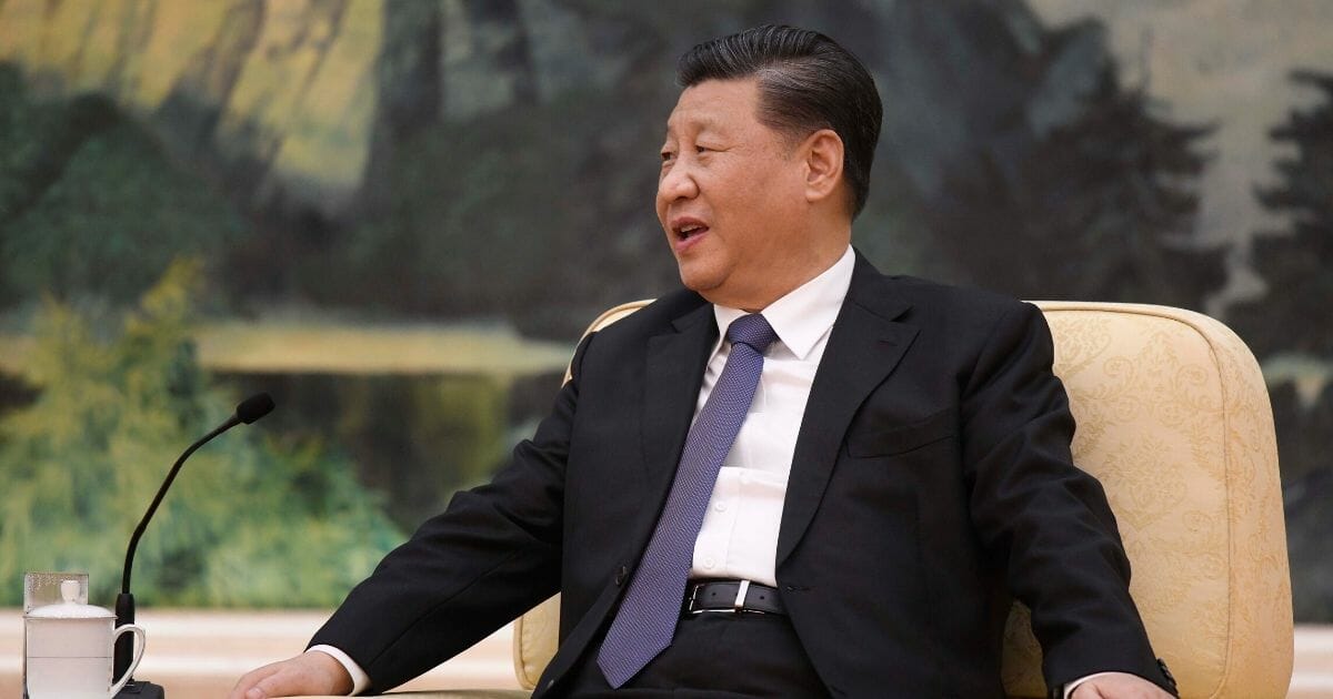 Chinese President Xi Jinping attends a meeting with Tedros Adhanom, director-general of the World Health Organization, at the Great Hall of the People on Jan. 28, 2020, in Beijing.