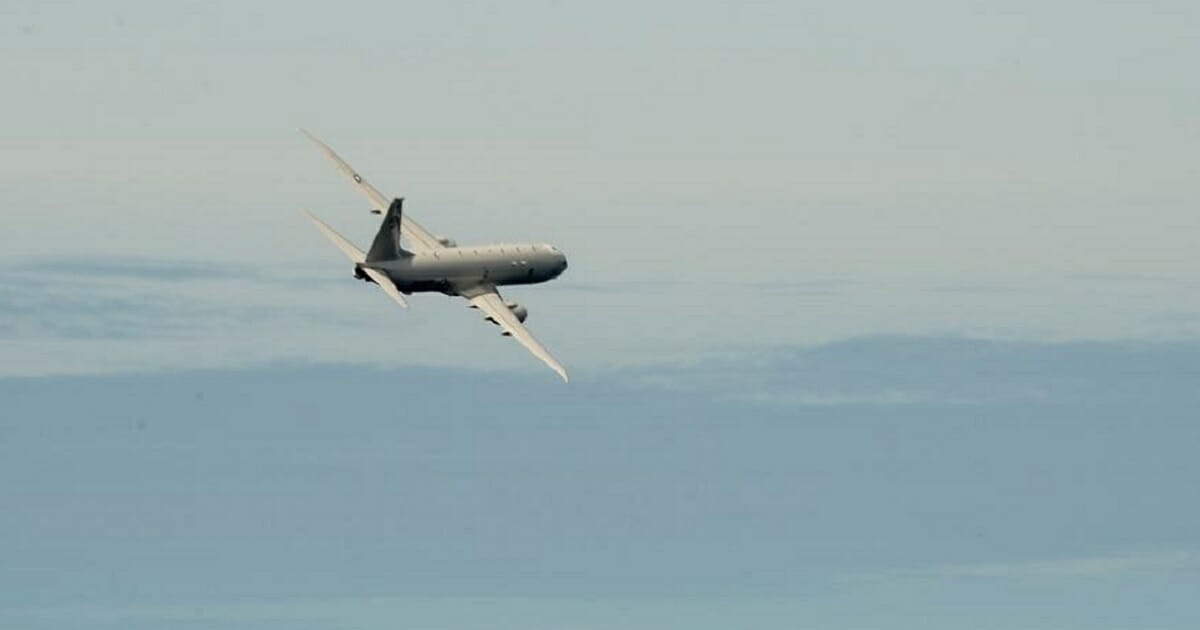A Navy P-8A Poseidon military patrol aircraft was hit by a laser fired from a Chinese naval vessel, the U.S. Navy reported Friday.
