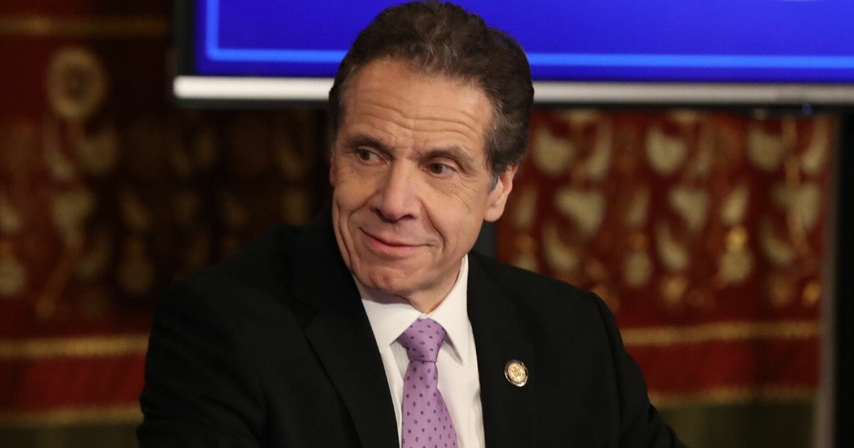 New York Gov. Andrew Cuomo speaks during his daily news conference amid the coronavirus outbreak on March 20, 2020, in New York City.