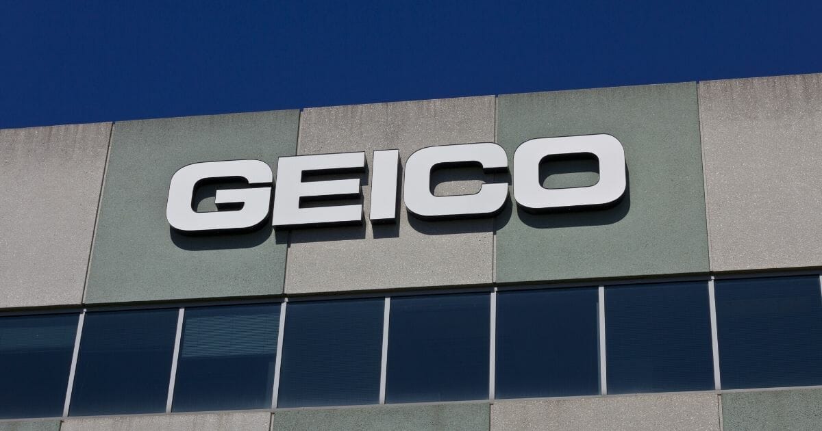 Geico's corporate offices are seen in Indianapolis, Indiana.