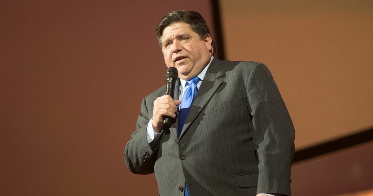 J.B. Pritzker, then the governor-elect of the state of Illinois, speaks at the Illinois Bicentennial party at Navy Pier in Chicago, Illinois, on Dec. 3, 2018.