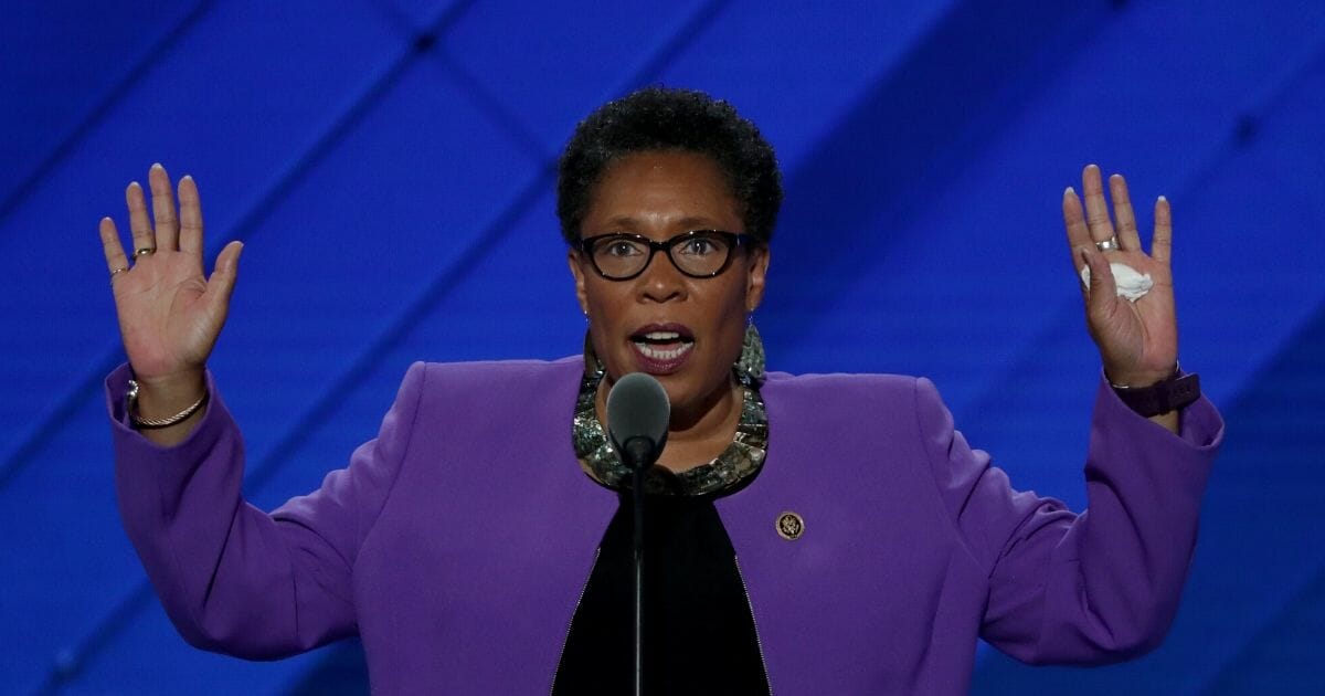 Rep. Marcia Fudge (D-Ohio) calls to order the second day of the Democratic National Convention at the Wells Fargo Center, July 26, 2016 in Philadelphia, Pennsylvania.