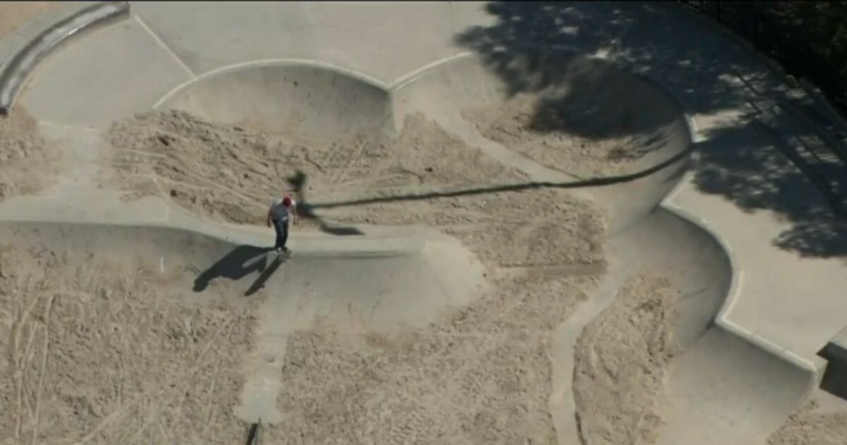 How much does it take to enforce government restrictions during the era of the coronavirus? In San Clemente, California, the answer comes to 37 tons of sand, which it dumped in Ralph's  Skate Court to keep teenagers away.