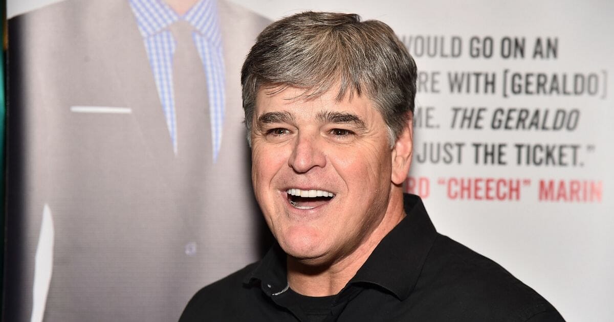 Sean Hannity is seen on April 2, 2018, in New York City.