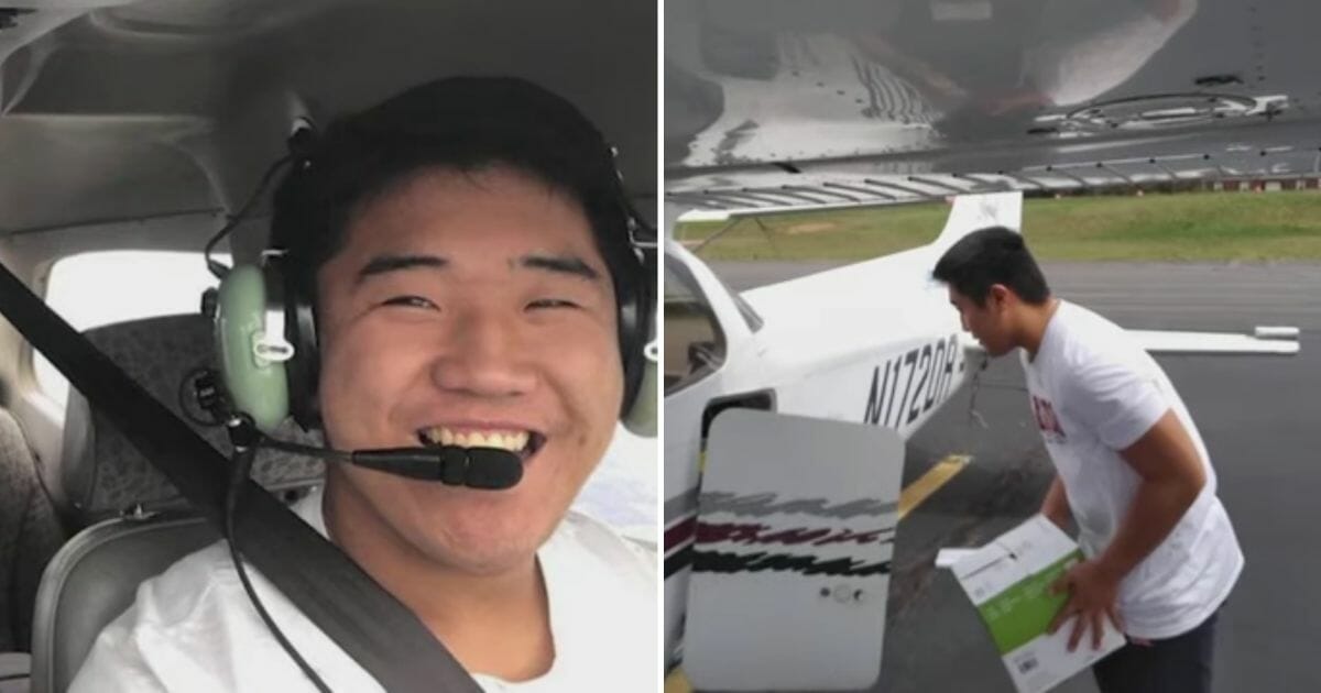 16-year-old pilot-in-training TJ Kim