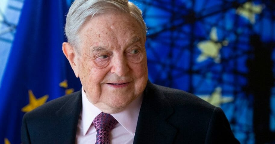 George Soros, the billionaire founder and chairman of the Open Society Foundations, is pictured in a file photo in Brussels, Belgium, in 2017.
