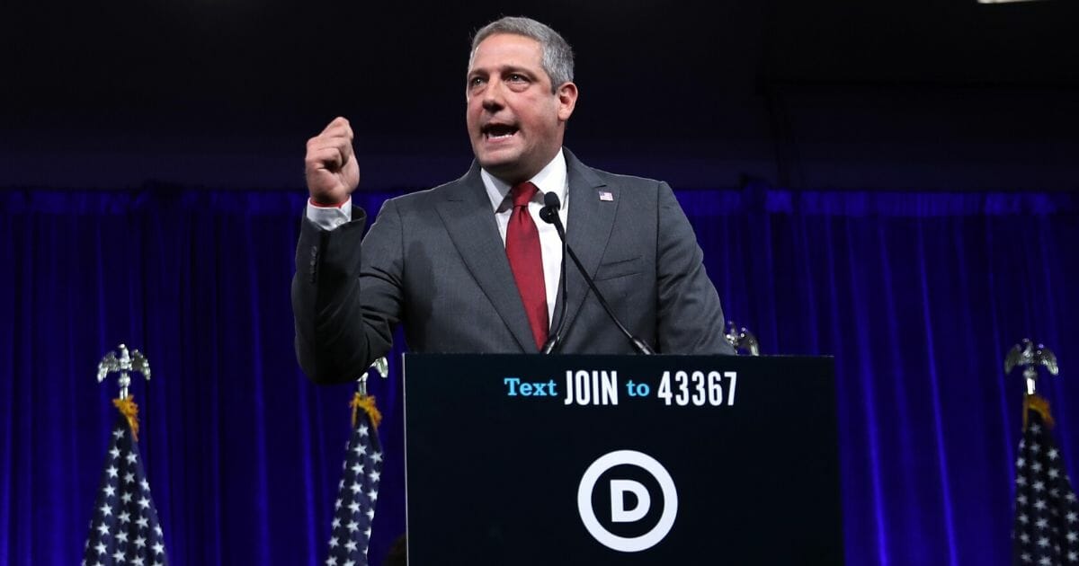 Ohio Rep. Tim Ryan, then a Democratic candidate for president, speaks during the Democratic Presidential Committee summer meeting on Aug. 23, 2019, in San Francisco.