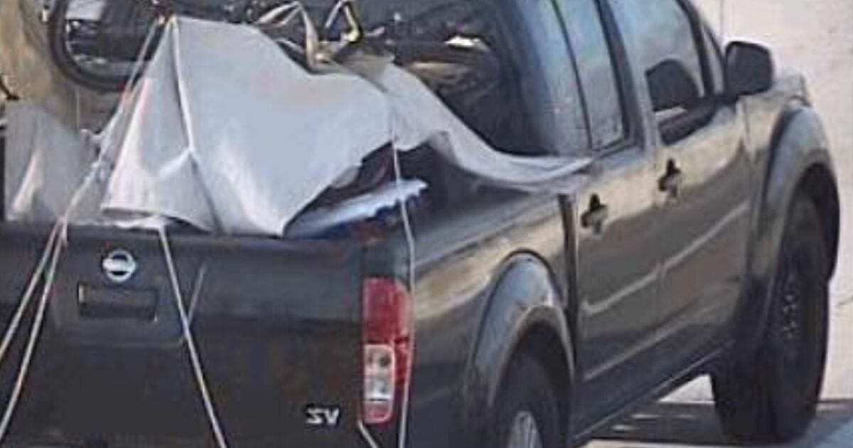 A Nissan truck that police believe may have been used in connection with the disappearance of a woman in Jupiter, Florida.