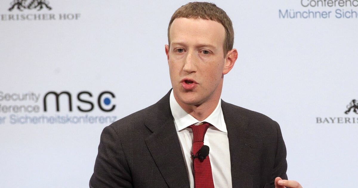 Facebook founder and CEO Mark Zuckerberg is pictured in a February file photo from the Munich Security Conference in Germany.