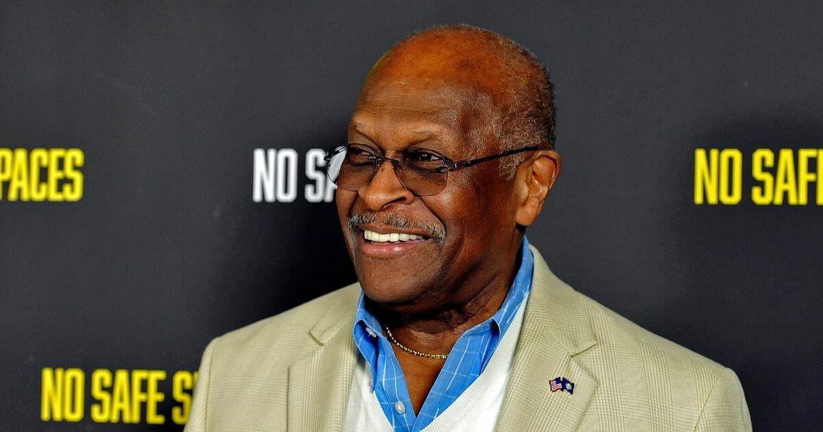 Conservative pundit and former Republican presidential candidate Herman Cain attends the premiere of the film “No Safe Spaces” at TCL Chinese Theatre on Nov. 11, 2019, in Hollywood, California.