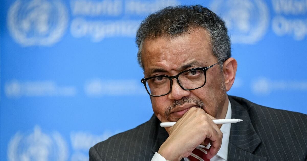 World Health Organization Director-General Tedros Adhanom Ghebreyesus attends a daily media briefing on the coronavirus at the WHO headquarters in Geneva on March 11, 2020.
