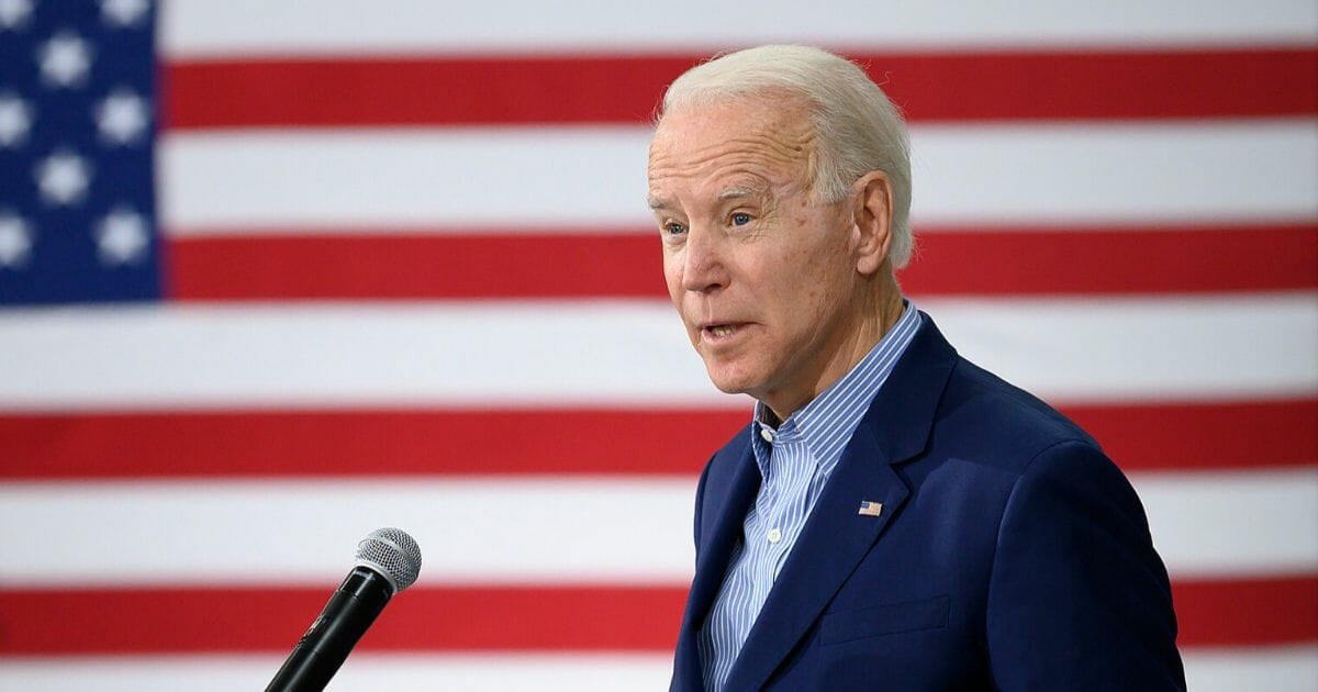 Former Vice President Joe Biden, the presumptive Democratic nominee for president, speaks at a town hall meeting in Sumter, South Carolina, on Feb. 28, 2020.