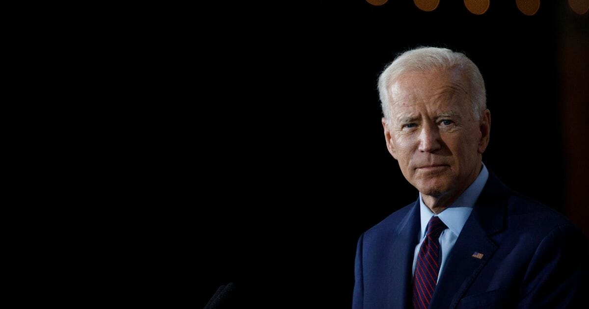 Former Vice President Joe Biden, the presumptive Democratic nominee for president, delivers remarks about white nationalism during a campaign news conference on Aug. 7, 2019, in Burlington, Iowa.