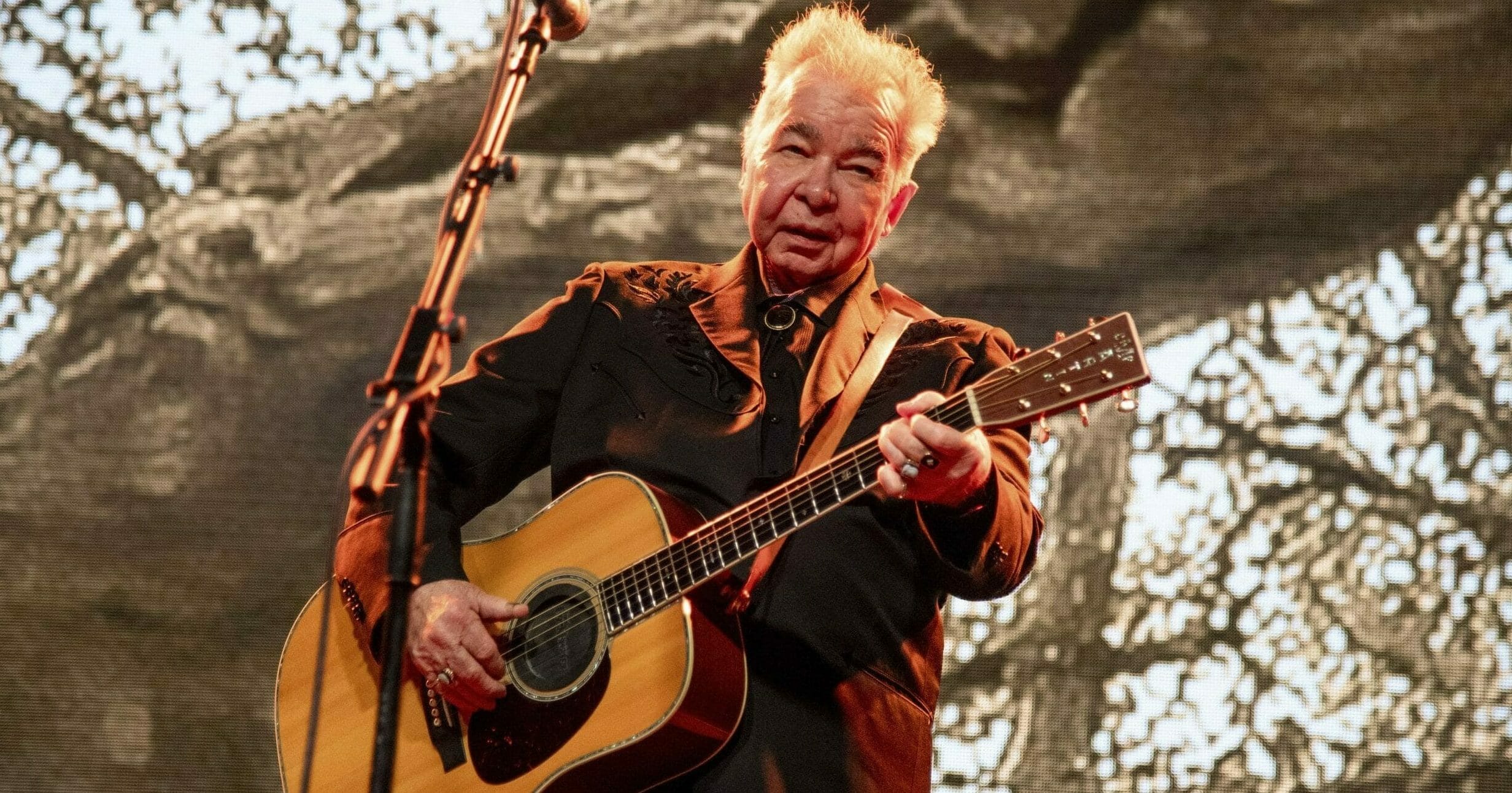 John Prine performs at the Bonnaroo Music and Arts Festival in Manchester, Tennessee, on June 15, 2019.