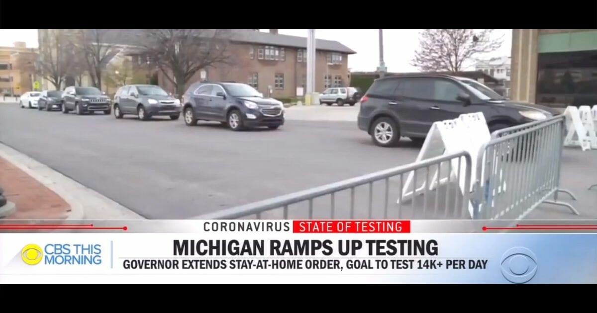 According to a Project Veritas video, a CBS News crew pulled medical professionals off the floor at the Cherry Medical Center in Grand Rapids, Michigan, to line up in their vehicles so a CBS film crew would have a long line for their COVID-19 coverage.