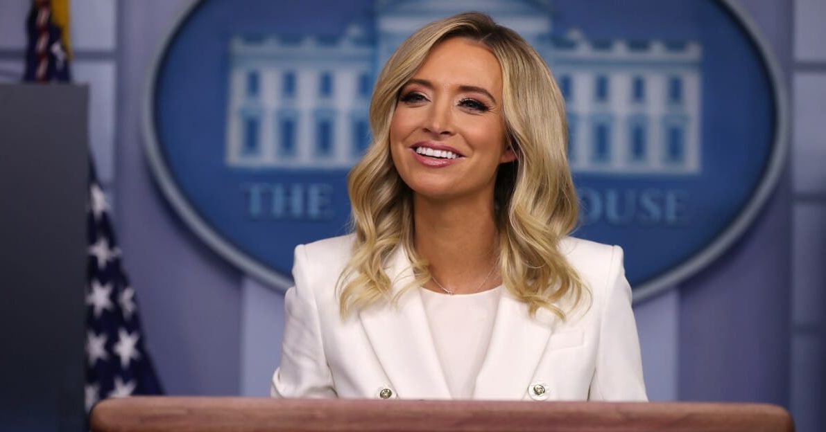 White House Press Secretary Kayleigh McEnany Holds Briefing With Media At White House
