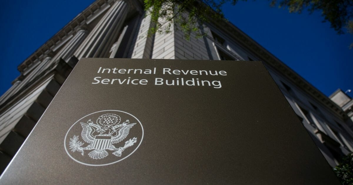 The Internal Revenue Service building stands on April 15, 2019, in Washington, D.C.
