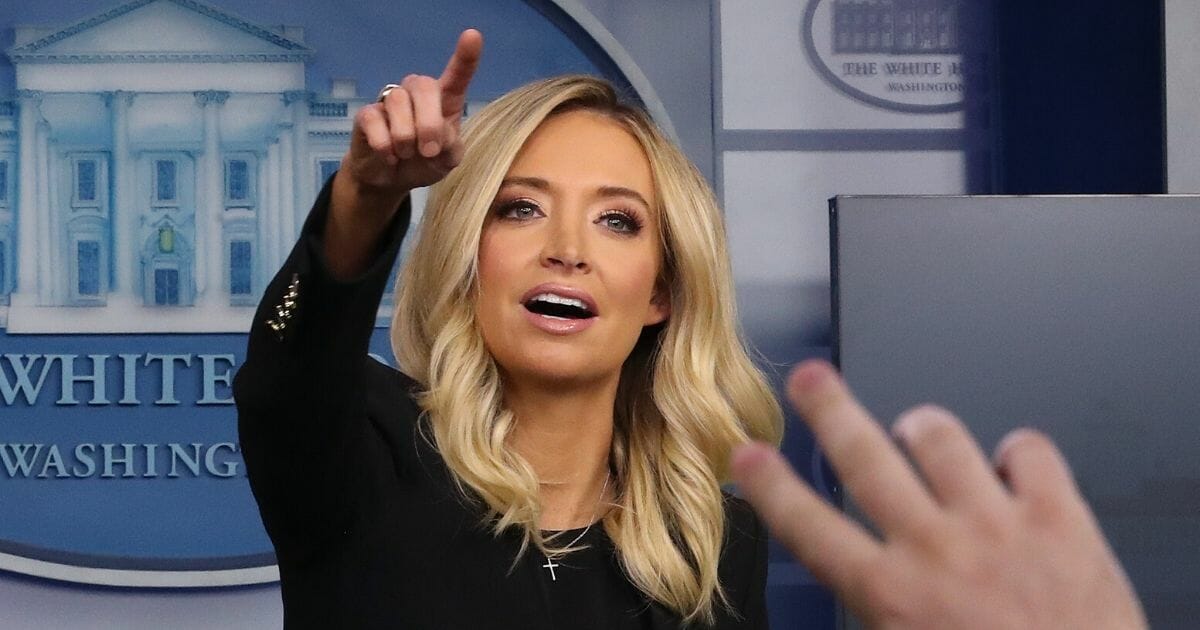 White House press secretary Kayleigh McEnany holds her first on-camera news conference.