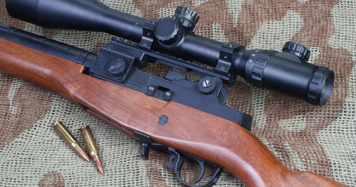 A stock photo of an M14 rifle, which was included in the ban, is seen above.