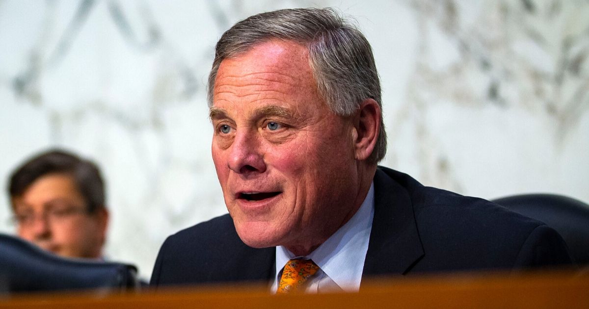 Sen. Richard Burr (R-North Carolina), chairman of the Senate Intelligence Committee, speaks during a hearing on Capitol Hill on July 25, 2018, in Washington, D.C.