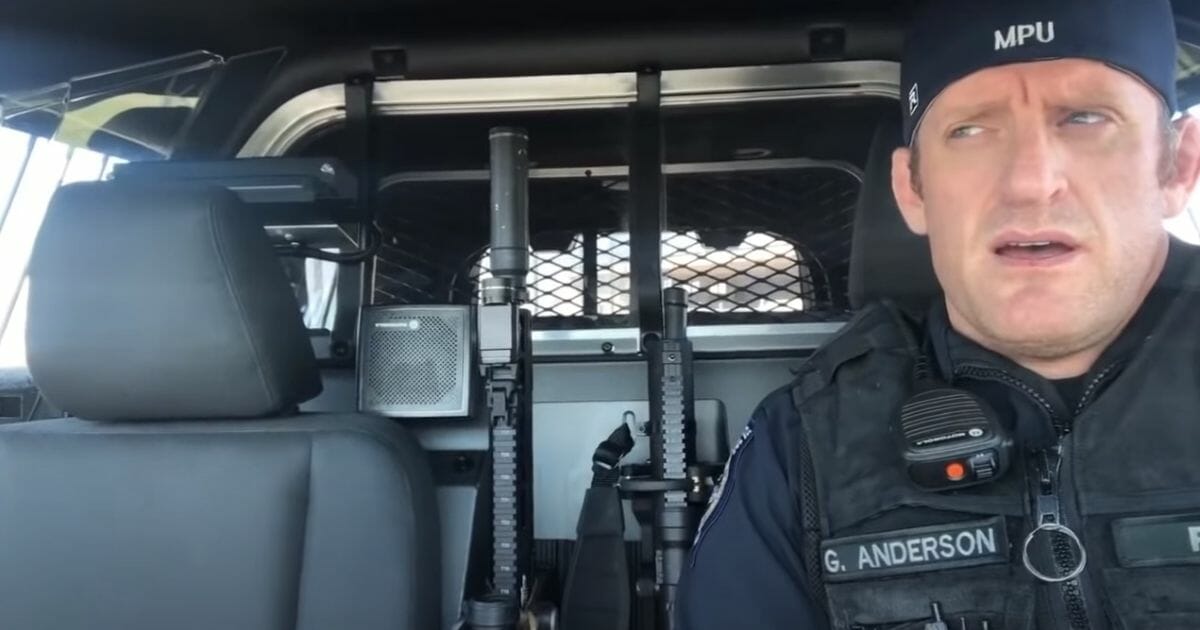 Port of Seattle Police Officer Greg Anderson, who posted a video of himself urging fellow law enforcement professionals to uphold Americans’ constitutional rights.