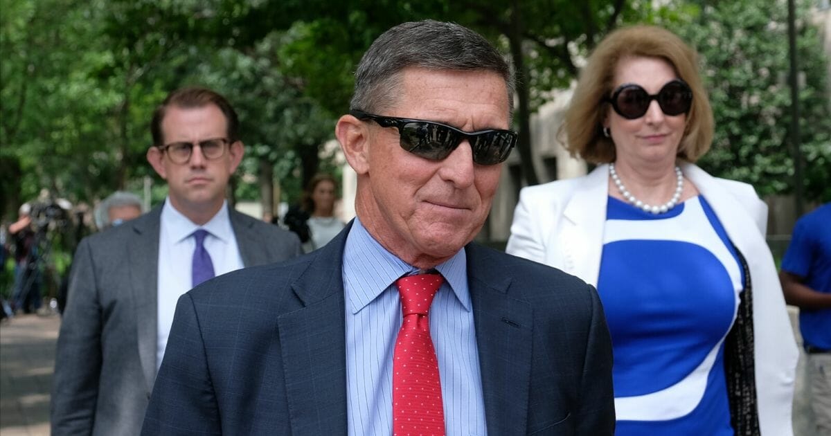 President Donald Trump’s former National Security Advisor Michael Flynn leaves the E. Barrett Prettyman U.S. Courthouse on June 24, 2019, in Washington, D.C.